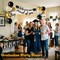 Graduation Party Decoration – Black & Gold Class of 2026 Complete Graduation Decor Kit with Banner, Balloons, Hanging Swirls & “We Are So Proud of You” Sign for Party Setup